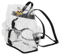The Northwest NFL Minnesota Vikings Lucia Clear Backpack Stadium Event Approved MN