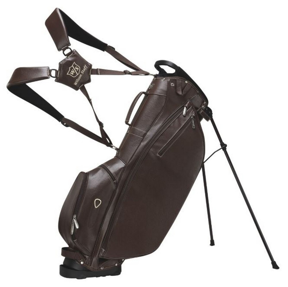 Wilson Staff Classix Golf Cart Bag Straps 5 Divider 9 x 7" Top Faux