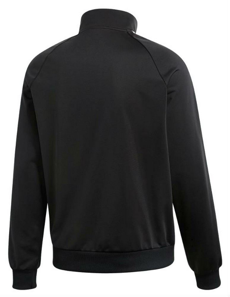 Adidas Men's Collegiate Essentials Track Jacket Zip Warm-Up Suit Black BR1024 - Sports Diamond