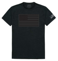 Rapid Dominance Men's USA Flag Tactical Graphics Tee T-Shirt Military Black/Gray