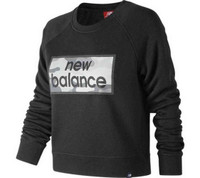New Balance Womens Essentials Linear Pullover Scoop Neck Sweatshirt Color Choice