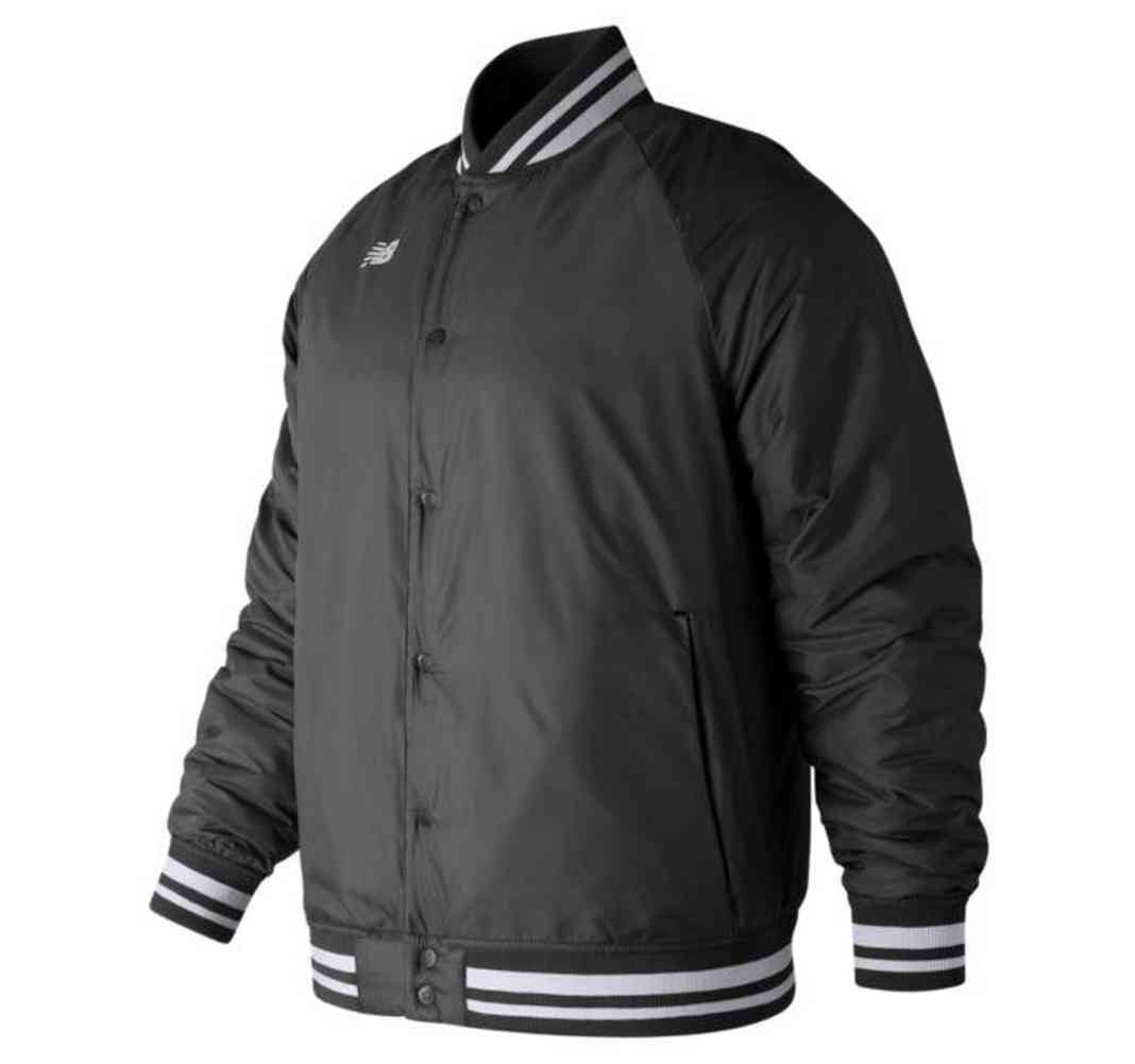 New Balance Men's NB Baseball Dugout Jacket Warmup Long Sleeve Button