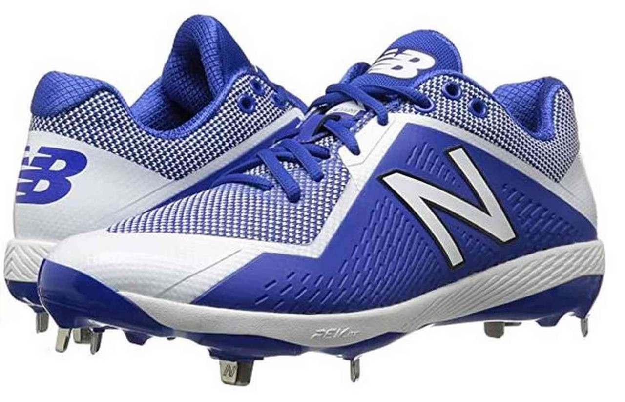 navy blue new balance metal cleats