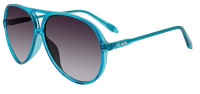 Steve Madden Unisex Decker Sunglasses – Crystal Blue Frame & Gradient Smoke Lens