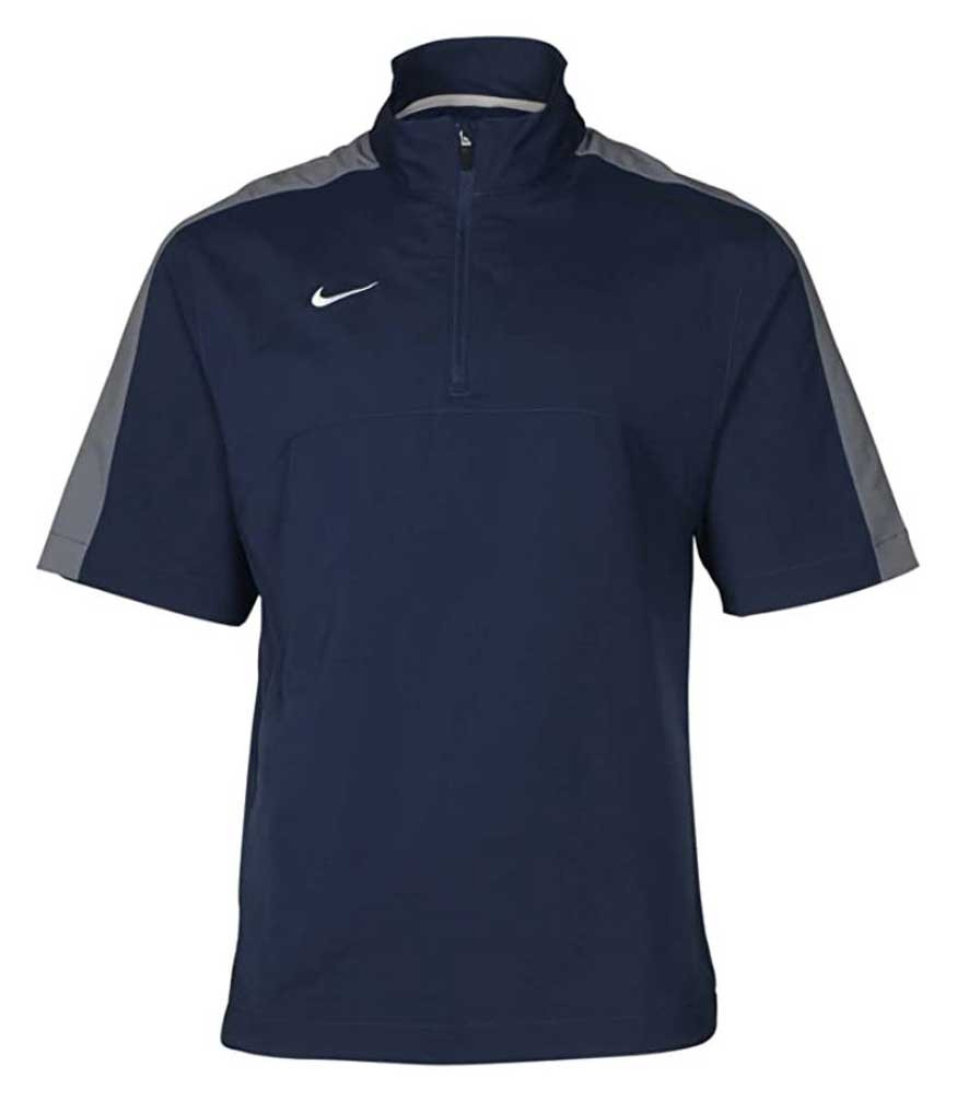 Nike Men's Short Sleeve Training Hot Jacket Athletic Performance (Navy