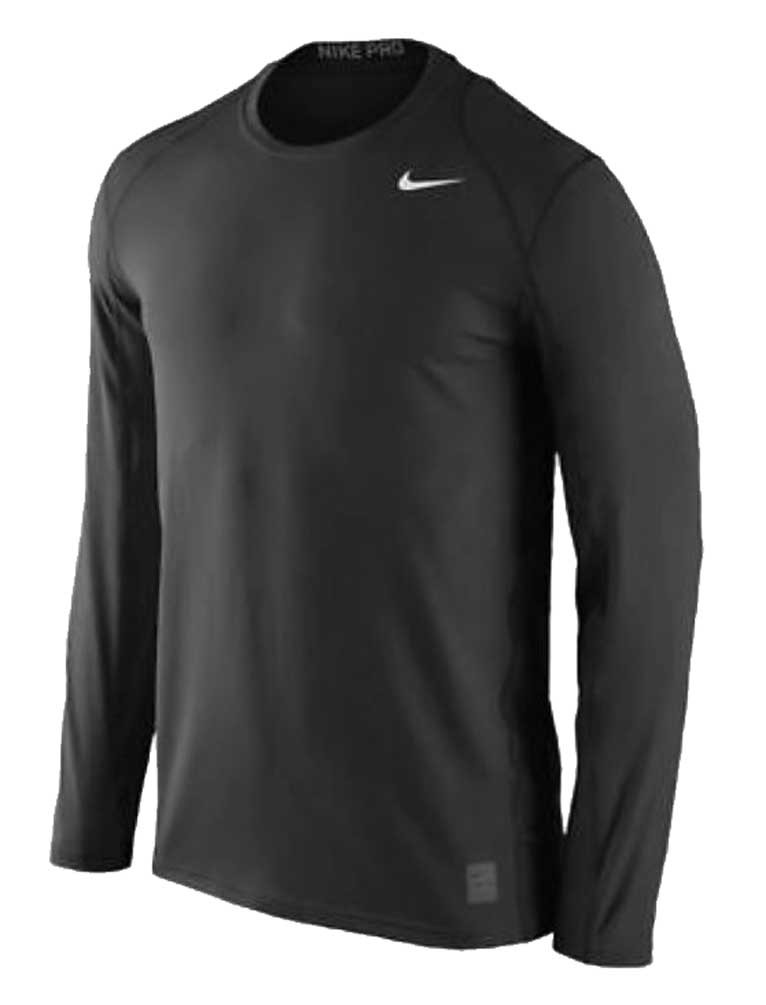 Nike Men's Pro Cool Fitted Long Sleeve Tee Shirt T-Shirt Fitness - Sports Diamond