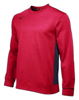 Nike Men's Team Knockout Pullover Crew Shirt Sweatshirt Long Sleeve Scarlet Red