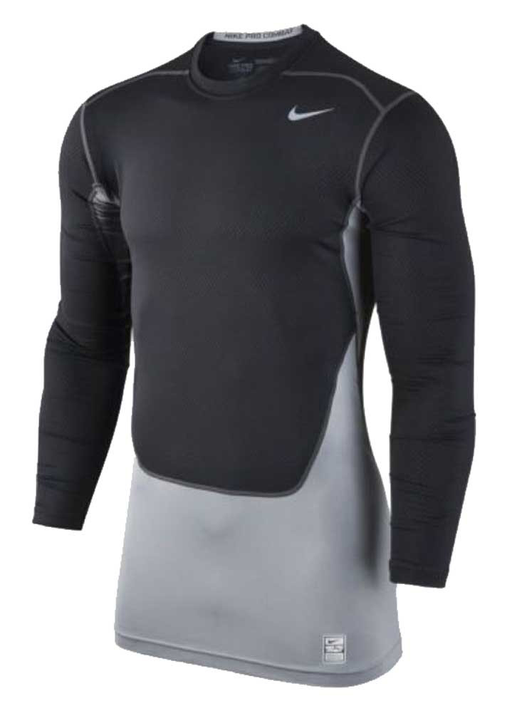 Nike Men's Hyperwarm Comp Crew Base Layer Shirt Long Sleeve Top Color ...