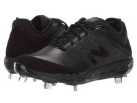 New Balance Men's Baseball Resin Bottom Spikes Metal Cleats Black L3000AK4