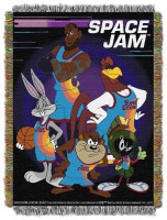 The Northwest Space Jam 2 'Jam Ready' 48in x 60in  Woven Tapestry Throw Blanket