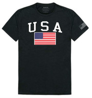 Rapid Dominance Men's USA Flag Team America Tee T-Shirt Military Americans