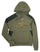 Adidas Men's NHL Washington Capitals Salute to Service Hockey Sweatshirt Hoodie