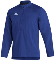 Adidas Men's Aeroready Sideline 21 Woven ? Zip Long Sleeve Pullover Top
