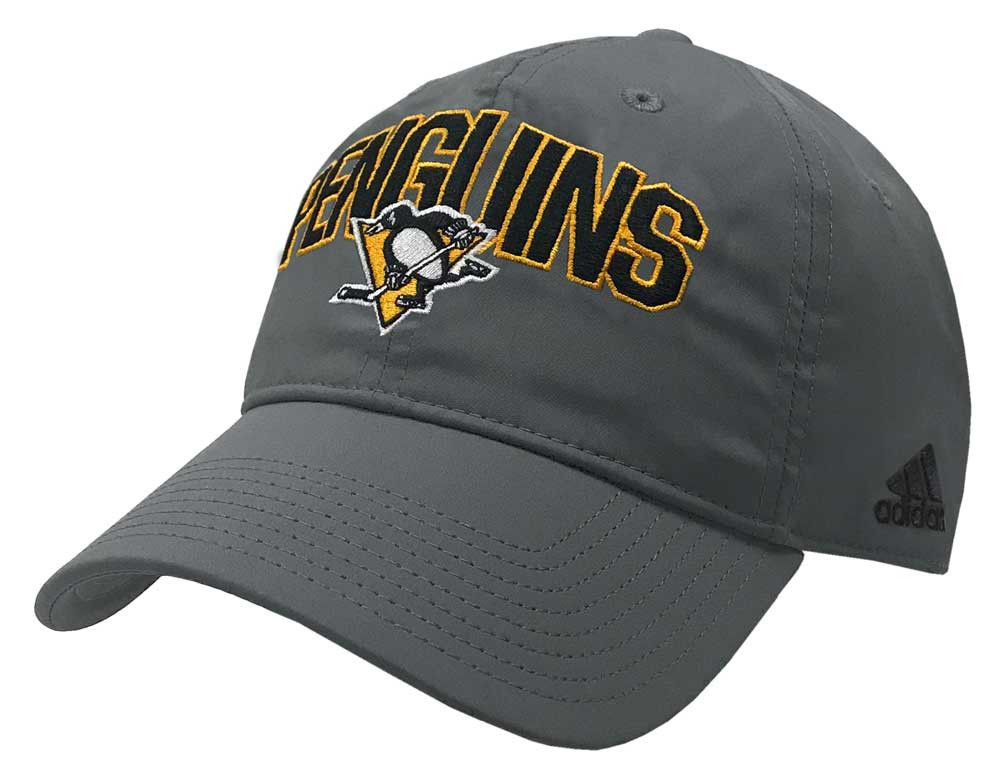 Adidas Men's Pittsburgh Penguins Coach Hat Baseball Cap NHL Hockey Adjustable Sports Diamond