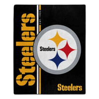The Northwest NFL 50"x 60" Restructure Throw Blanket Football - Pittsburgh Steelers