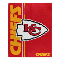 The Northwest NFL 50"x 60" Restructure Throw Blanket Football - Kansas City Chiefs