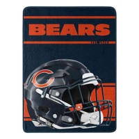 Northwest NFL 46"x60" Throw Blanket Football Micro Run Fleece - Chicago Bears