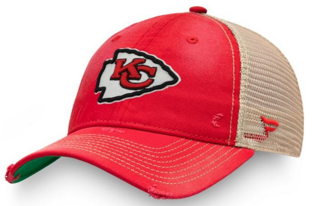 Fanatics NFL Kansas City Chiefs Baseball Cap True Clasic Football Adjust Hat Sports Diamond