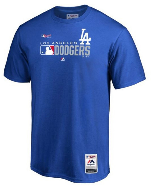 Fanatics Men MLB Los Angeles Dodgers Tee T-Shirt Crew Neck Short Sleeve ...