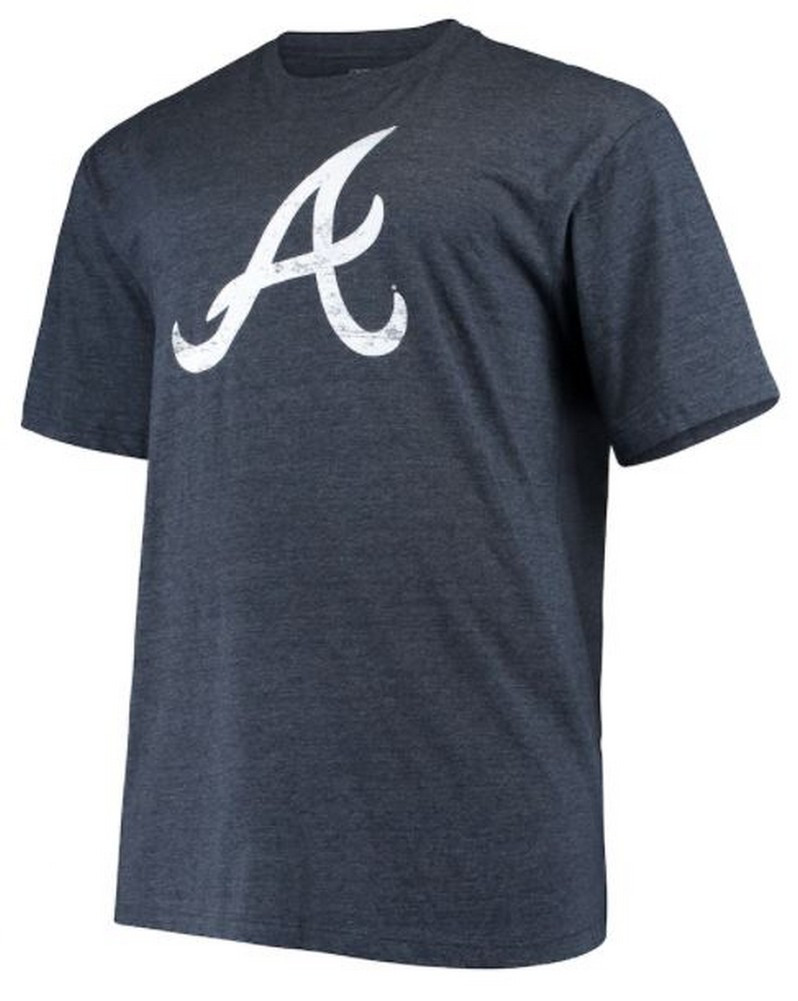 Fanatics Mens MLB Atlanta Braves Tee TShirt Crew Neck Short Sleeve