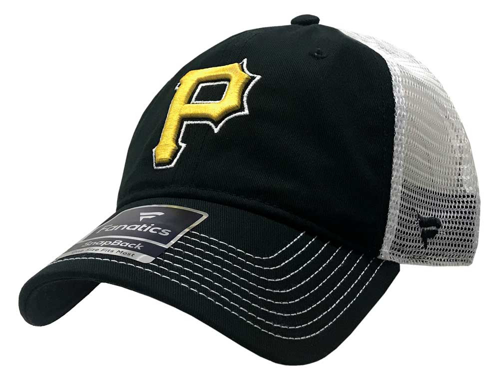 Fanatics MLB Pittsburgh Pirates Baseball Cap Logo Mesh Back Adjust Hat
