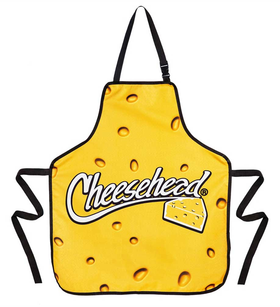 Original Cheesehead Reversible Grilling Apron w/ Blocker Fabric Gold