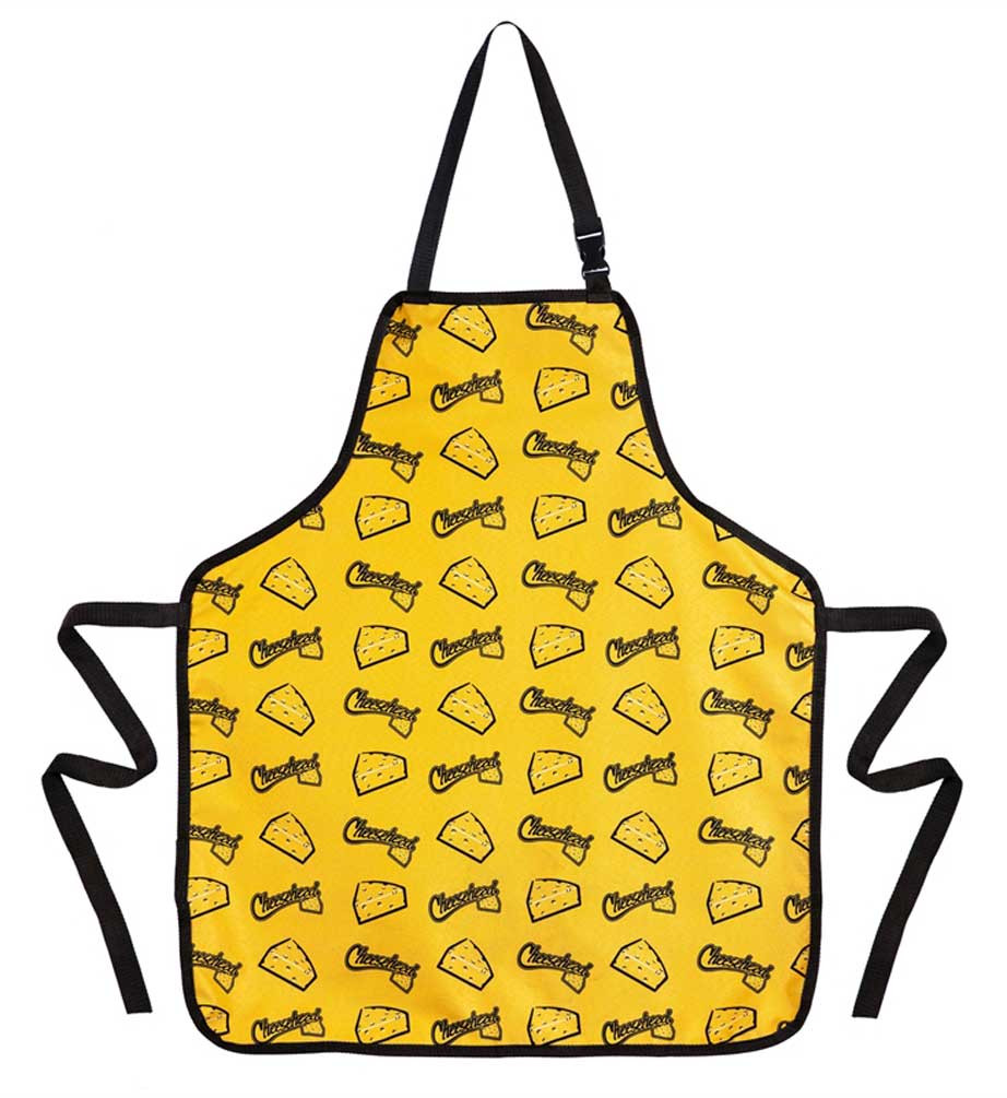 Original Cheesehead Reversible Grilling Apron w/ Blocker Fabric Gold