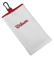 Wilson Staff  Golfing Towel (16" X 36") Golf Bag Waffle-like weave