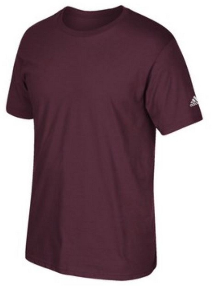 【ADIDAS】V-neck short sleeve tee - cream-white:burgundy / 61nmjDyF+4L._UY1000_.jpg