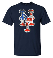Fanatics Mens MLB New York Mets BannerWave Tee T-Shirt Short Sleeve Baseball