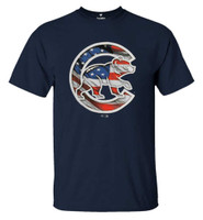 Fanatics Mens MLB Chicago Cubs BannerWave Tee T-Shirt Short Sleeve Baseball