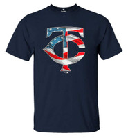 Fanatics Mens MLB Minnesota Twins BannerWave Tee T-Shirt Short Sleeve Baseball