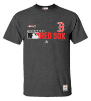 Majestic Mens MLB Boston Red Sox Distinction Tee T-Shirt S/S Baseball Charcoal