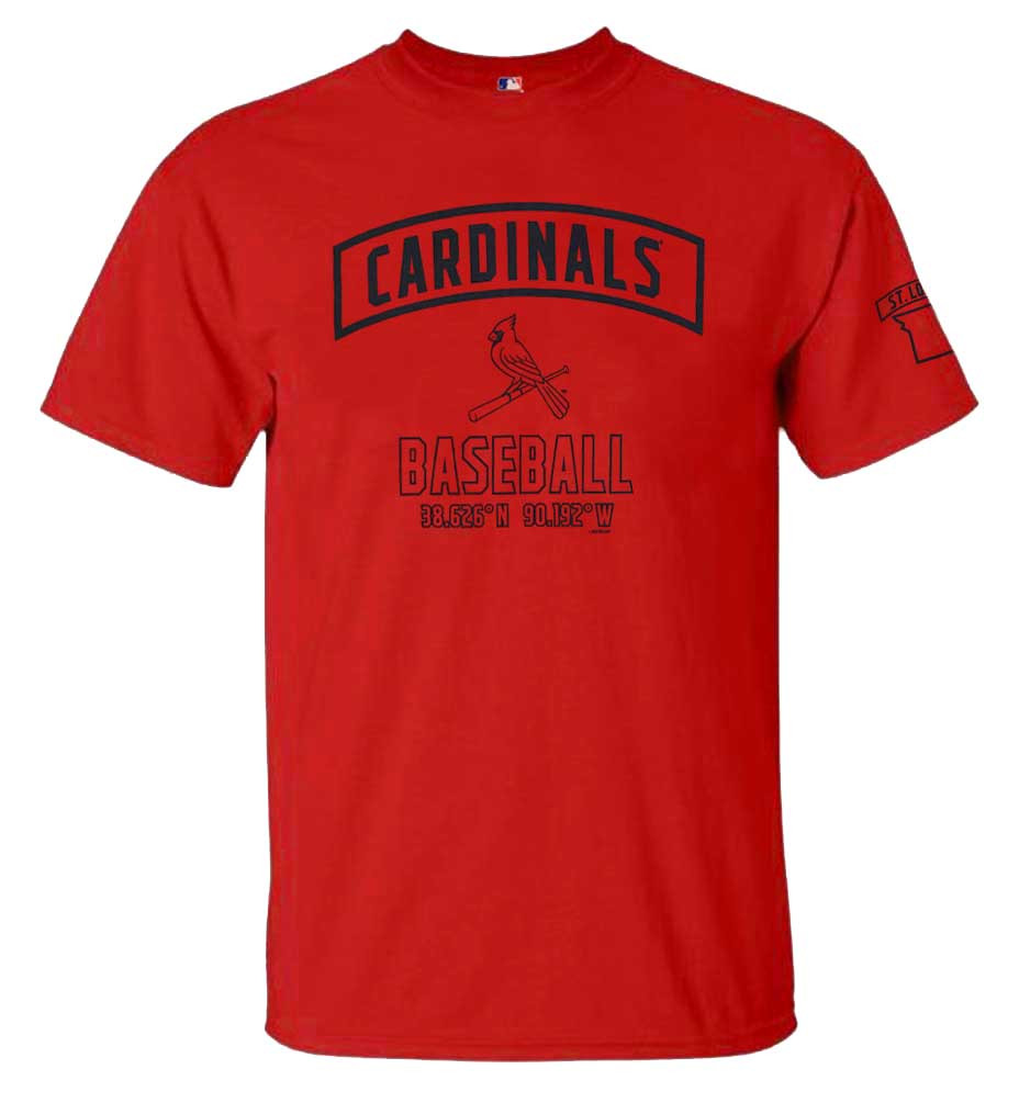 Fanatics Mens MLB St Louis Cardinals Coop Primary Tee T-Shirt S/S Baseball  - Sports Diamond