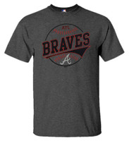 Fanatics Mens MLB Atlanta Braves Raglan Tee T-Shirt S/S Baseball Georgia