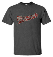 Fanatics Mens MLB Minnesota Twins Coop Crew Tee T-Shirt S/S Baseball Minneapolis