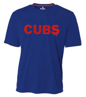 Fanatics Mens MLB Chicago Cubs Taped Up Tee T-Shirt Short Sleeve Baseball