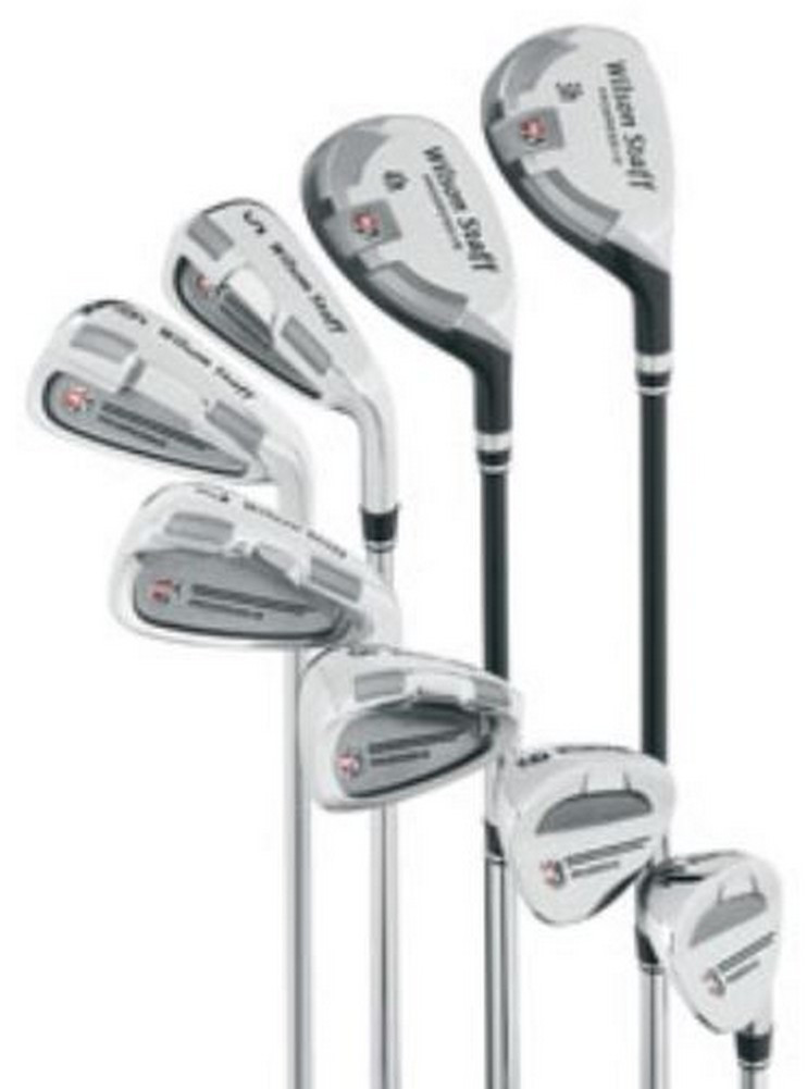 Wilson Men's Ultra Progressive Golf Clubs Iron Set 3H, 4H, 5PW (8