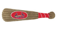 Pets First MLB St. Louis Cardinals Plush Soft Baseball Bat Squeaker Dog Toy