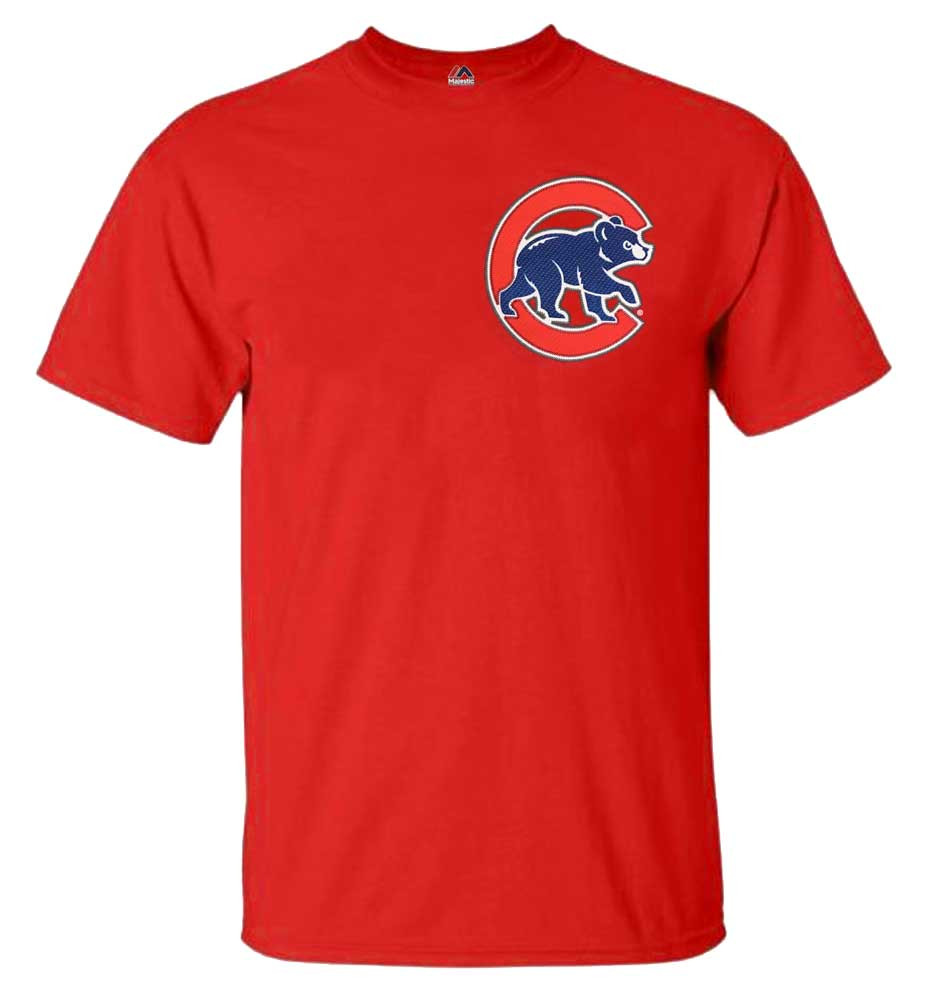 Fanatics Men's MLB Chicago Cubs Wordmark Baseball Short Sleeve T-Shirt -  Red - Sports Diamond