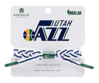 Rastaclat Basketball Utah Jazz Away Colors Braided Bracelet - White & Navy