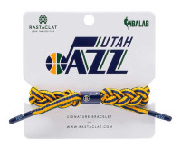 Rastaclat Basketball Utah Jazz Home Colors Braided Bracelet - Yellow & Blue