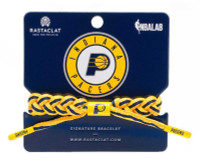 Rastaclat Basketball Indiana Pacers Home Colors Braided Bracelet - Yellow