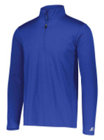 Russell Athletic Men's Dri-Power Lightweight 1/4-Zip Pullover - Heather Royal