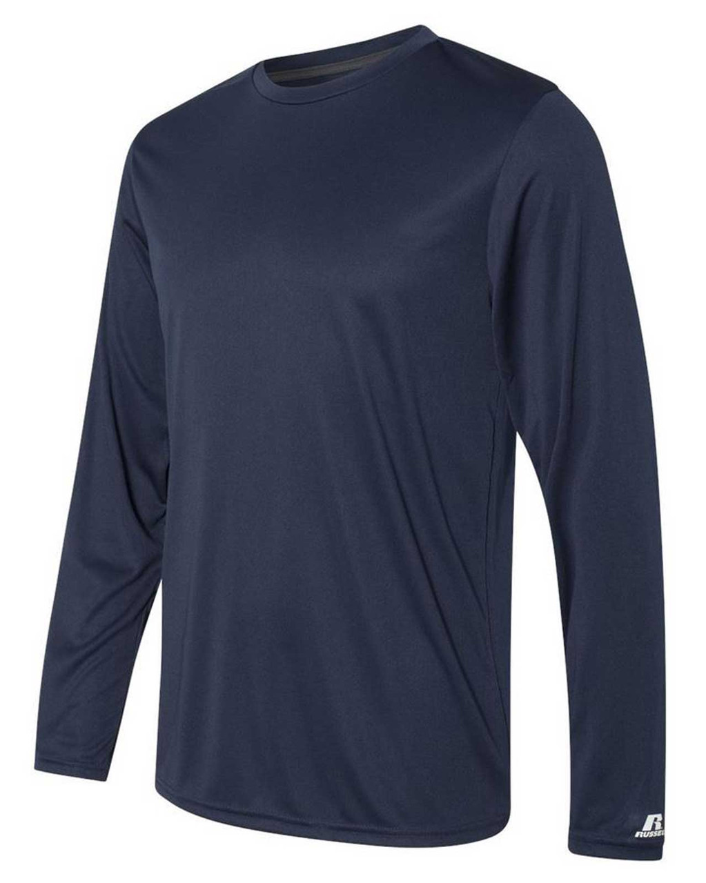 Russell Athletic Men's Dri-Power Performance Long Sleeve Shirt - Navy ...