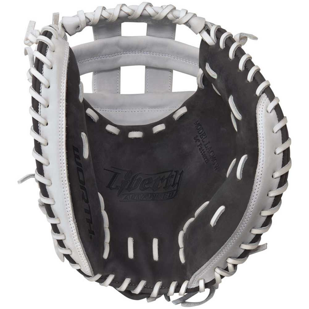 Worth Fastpitch Softball 34" Liberty Advanced Catchers Mitt LACMGW