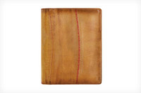 Rawlings Leather Padfolio, Red Label, Baseball Stitch Glove Brown MW489-204
