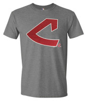 Fanatics Men's MLB Cleveland Indians Coop Primary Short Sleeve Crew Neck T-Shirt