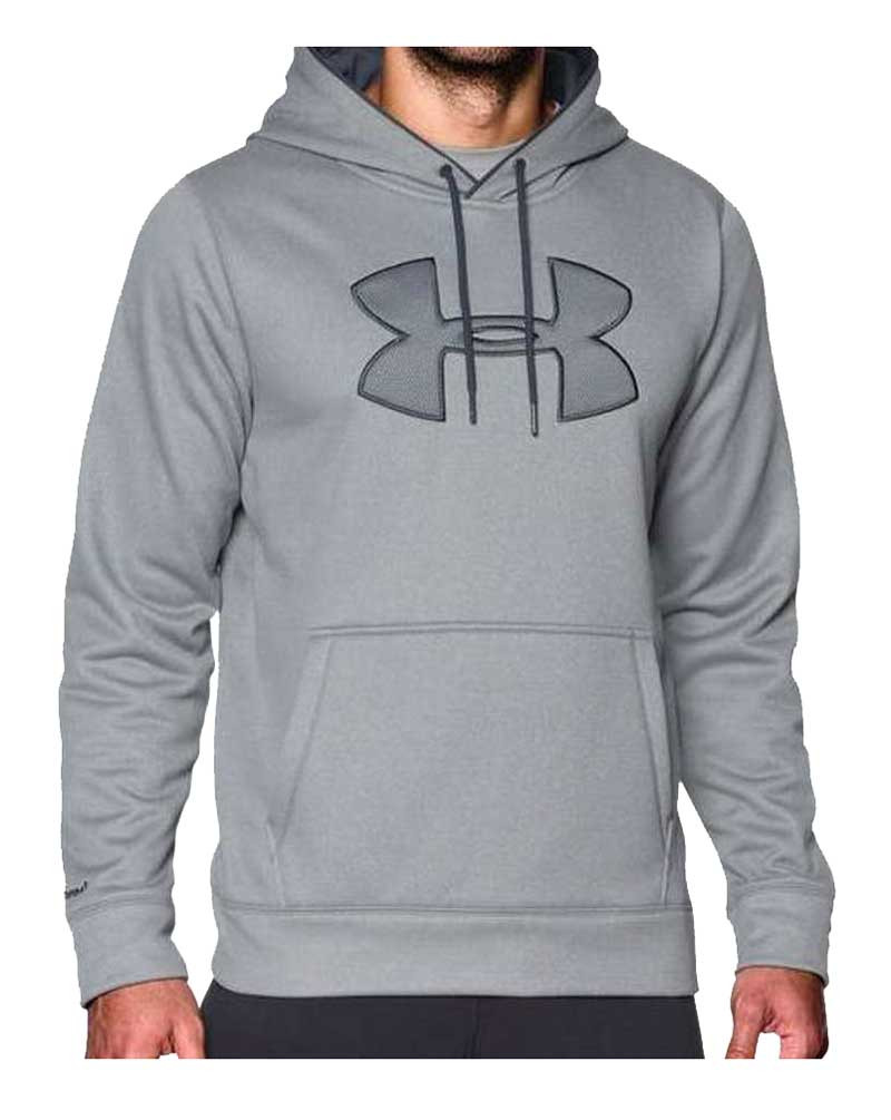 Under Armour Men's Storm Fleece Solid Big Logo Hoodie 1259632 - Sports ...