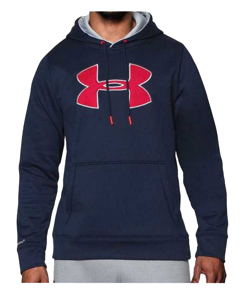 Under Armour Men's Storm Fleece Solid Big Logo Hoodie 1259632 - Sports ...